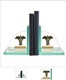 Medical professionals have indefinitely collected several medical books over the years. Show your favorite doctor or medical professional how much they mean to you with our modernly crafted Jade Glass Bookend with Bronze Medical Caduceus. Standing at 6" x 6" x 5 1/2", these gorgeous Personalized Medical Glass Bookends are made of premier quality jade glass with a contemporary sleek design. Using our premier laser engraving services, personalize our Engraved Doctors Caduceus Bookends with two lines of text on each bookend. Makes an ideal Doctors Day gift, and wonderful gift for the recent medical school graduate, or for the medical professional that made you or a loved ones life a healthier place. 