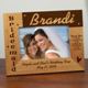 Our Personalized Bridesmaid Wood Picture Frame measures 8 3/4"x 6 3/4" and holds a 3"x5" or 4"x6" photo. Easel back allows for desk display. Includes FREE Personalization! Personalize your Flower Girl Wood Picture Frame with any Bridesmaids Name, Bridal Couples Name and Wedding Date. 
