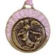 Our Personalized Baby Girls Guardian Angel Crib Medallion measures 2" in diameter and includes pink ribbon for hanging on Crib or Wall. Includes FREE Personalization! Front says "God Bless Our Baby" and personalize the back with any babys full name and date. Please specify born, christened or baptized.