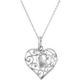 Never forget for a single minute, you did not grow under my heart, but in it. Unknown A meaningful message and celebration of love. 18" sterling silver necklace.