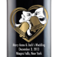 his design takes the classic wedding bells, combines them with a heart, and uses them as a symbol to celebrate a couple falling in love and getting married. Get that special couple this beautiful etched bottle to commemorate their special day! Great for wedding gifts or even anniversary gift ideas.