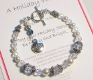 This holiday season show your support and help spread ALS awareness with our ALS Holiday Wish Bracelet. Made with swarovski crystals and bali sterling silver. A wish charm (with als color beads) hangs as a reminder to make a wish this holiday season that a cure will be found for ALS.