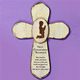 Celebrate a First Holy Communion with our special gift idea. First Communion Blessings May Jesus live within your heart, keep you in His care, Guide and guard you, day and night, and answer every prayer. Hardboard cross features distress-printed facing. Ready to hang. 6" x 8". 