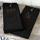 Our Personalized Bar Towels make the ideal complimentary accessories for our bar and pub signs, as well as your home dcor! Personalized with a custom line of text in red thread, underneath a fine design or Spirits & Ale (2176) or Wine (W2176) in white stitching, these custom terry cloth towels are must haves for home bars. Fashioned in 100% velour terry cloth, the custom stitch towels feature free personalization, an absorbent design, as well a grommet and hook attachment. 