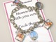 Photo Charm Bracelet Our five photo charm bracelet allows you to keep special memories and photos close to the heart. Each photo charm is holds photos on both sides of charm and is fastened with a lobster clasp. Great gift idea for moms, graduations (to hold special photos), friends... 