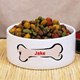 Give your dog a personalized dish to eat from. Our ceramic bowl is perfect for food or water and will make your pet feel special.