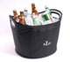 With enough space for a few six-packs of your favorite beverages, our personalized Party Hearty Tub is perfect for intimate get-togethers with several of your closest friends. The soft-sided cooler tub with large handles is easy to carry and toting it wont strain your back. Waterproof and easy to store, the Party Hearty tub can be personalized with the initials of the owner. Measures 11 x 17. Embroidered with three-letter monogram (first initial, last initial, middle initial) 